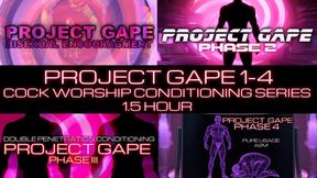 Cock Worship Conditioning Series: Project GAPE Part 1-4 | Mental Domination | Encouraged Bi