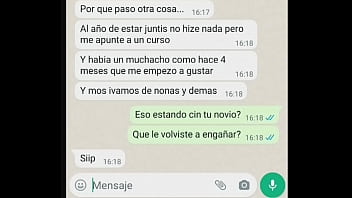 Chat caliente por wasap con chica tinder infiel parte 5