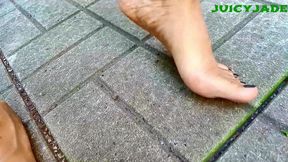 Bare Feet Walking Outdoors Vol 2