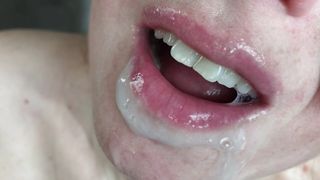 Are you gonna let me use your cock like a toothbrush? Do you want to cum in my mouth? This morning is really good!