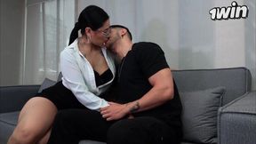 La Rola & Zack Whiter: Hot Teacher with a thirst for student cock