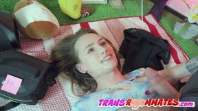 Trans Kelly Lovely finds real sex doll for bareback