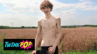 Hunky Stud Stumbles on Twink in Field and Barebacks His Ass
