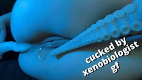 cucked: xenobiologist girlfriend gets bred by swamp creature over and over - HD
