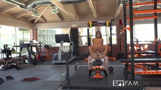 Teen Emily Willis Catches Her Wimpy Stepbro On Her Masturbating