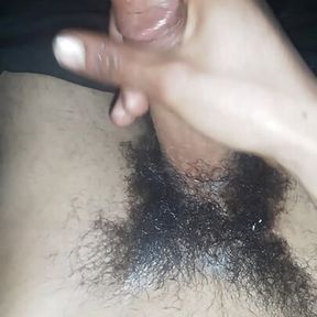 Big dick handjob