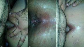 dandole por el culo a la mama de una amiga a la que me queria coger, pero, salio mas facil la madre