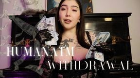 Human ATM Withdrawal by Devillish Goddess Ileana