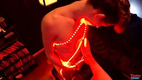 Trace Gets a Lit-up Ass!