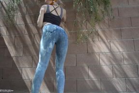 Throwback: the FIRST jeans fetish clip I ever made