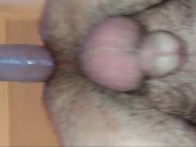 Watch my hairy ass have multiple anal orgasm with my monster dildo!
