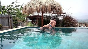 masturbation in a public pool in thailand