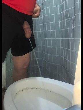 Delicious to see that cock pee