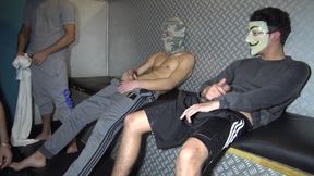 French dude suck 3 straight Bulgarian boys