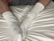 Macrophilia - crew sock foot slave dominated by giant