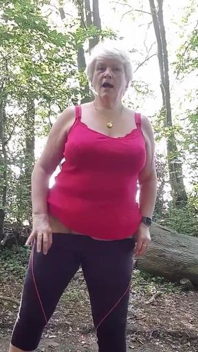 Striptease in the Woods