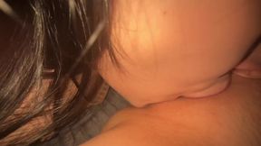 Sloppy Lesbian Kisses Turn Into Wet Pussy Feasting