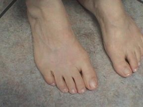 Happy Mature Feet