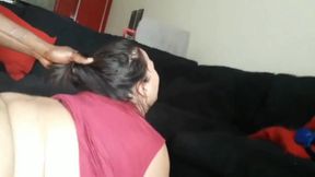 Hubby Anal Hair Pulling Doggy Pounding