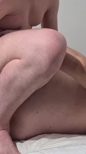 Boy Riding Stepdaddy Until They Cum