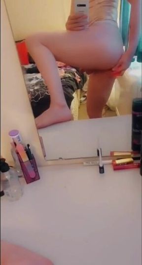 Sissy Twink Ass Wrecked Red Dildo Gushing Cum Tsunami