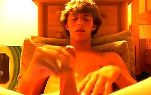 Hot Twink in Sexy Undies Strokes it on Webcam!