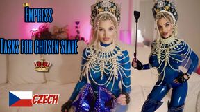 Empress – Become the Chosen Slave for My Pleasure + tasks - CZECH