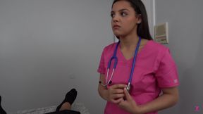 Sexy Nurses Acacia &amp; Denea Takes Turns Sucking My Hard Dick