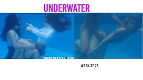 37 week2 new scenes Underwater lesbiand school uniform compilation