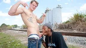 Trent Rocks Him Hardcore Train-Side — Ass Poundin ThugHunter