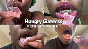 Giantess Devours Everything in Her Path - Vore Compilation - Giantess - Uvula - Salvia - Tongue - Tinymen - Shrink - Biglips - Digest - Swallow