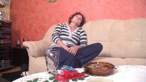 German Brunette Stepmom Gets Unexpected Visit from Horny Stepson Who Doesn&#039;t Contain Sexual Cravings and Sticks Her Deeply