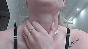 Neck with a big Adam's apple! MP4