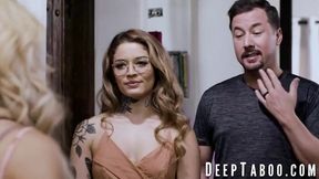 Destiny Cruz cheats on her husband with a hung stranger in the master bedroom