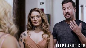 Destiny Cruz cheats on her husband with a hung stranger in the master bedroom