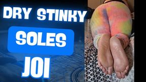 Stinky Dry Feet JOI with Cum Countdown