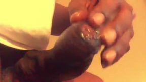 I can't believe he did this! Big black gay big dick amateur BBC cum load 110