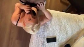 hot blonde wife meets me in hotel