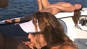 ”Muff Loving Babes On A Boat - Alissa Ashley, Tyler & Matt”