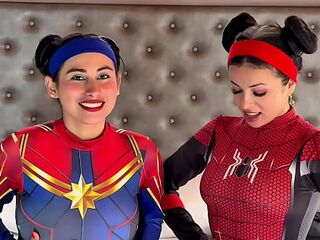 Vehement Spider-Woman vs. Anal Sex Lover with Her Ally's Boyfriend