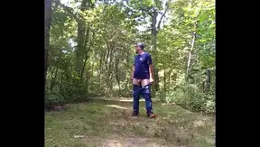 Wild Jack-off Session by Naughty Amateurs on Secluded Park Trail – RawGayFun 18+