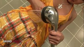 Blonde Yuno Shirasu enjoys intense pussy play with toys