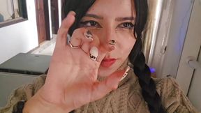 happy with my new nails🤭🤭