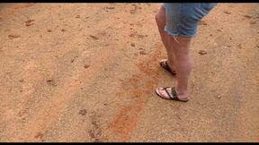 Backhoe punishing ! 2 angles!