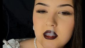 Chain smoking Marlboro Gold