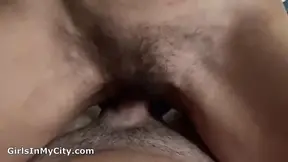 Hairy milf with amazing body cums during ass nailing