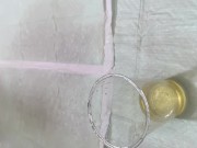#81 離れたコップにおしっこして入った分飲みました