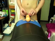 Japanese amateur , Masturbate to swing my hip in a rodeo machine!