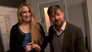 Anna Darling having office sex in front of her husband
