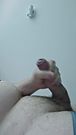 Big Cock is getting stroked until he cums hard